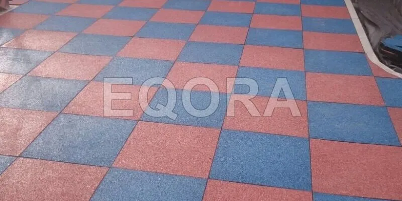 Резиновое покрытие из крошки для автосервисов в Чистоозерном